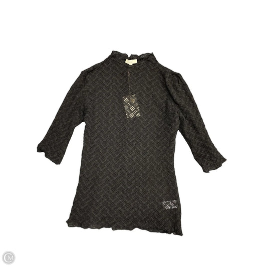 Top Short Sleeve By Easel In Black, Size: M