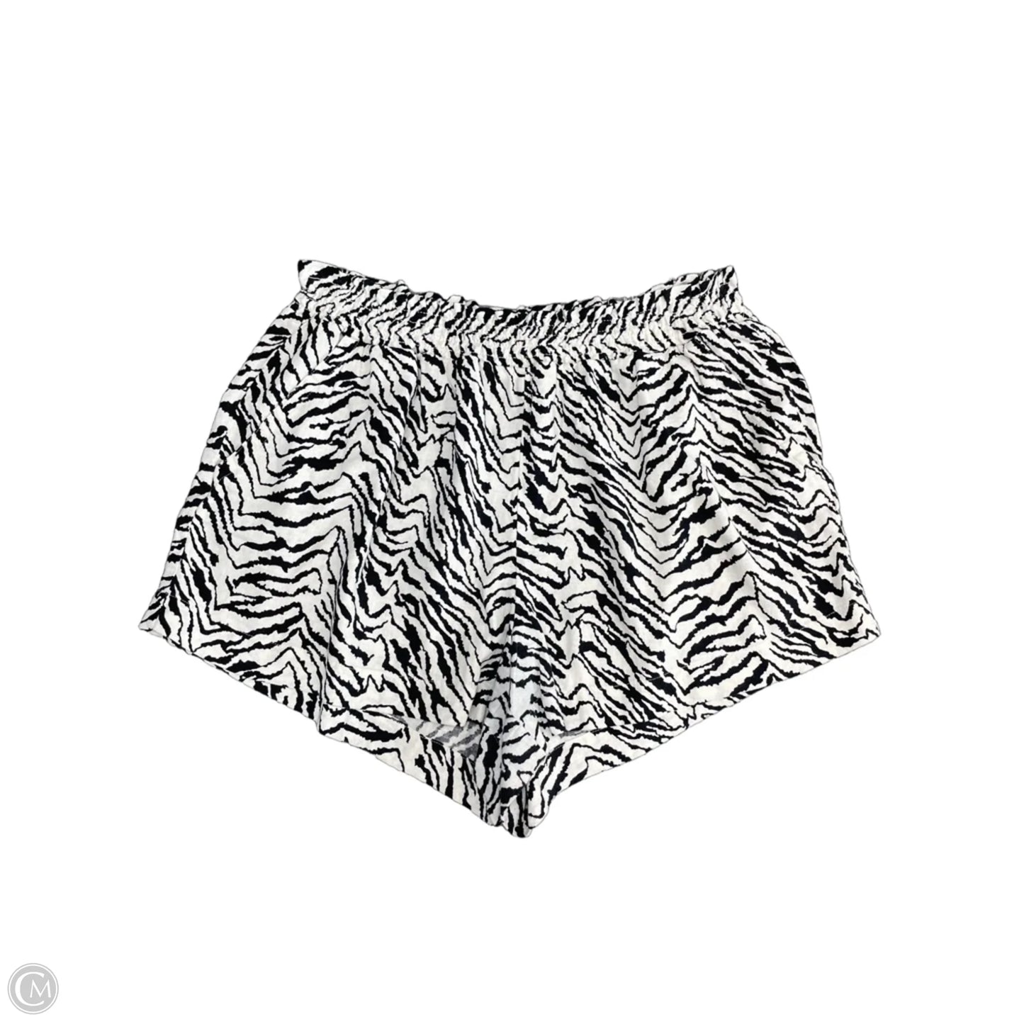 Shorts By Ava & Viv In Black & White, Size: Xxl