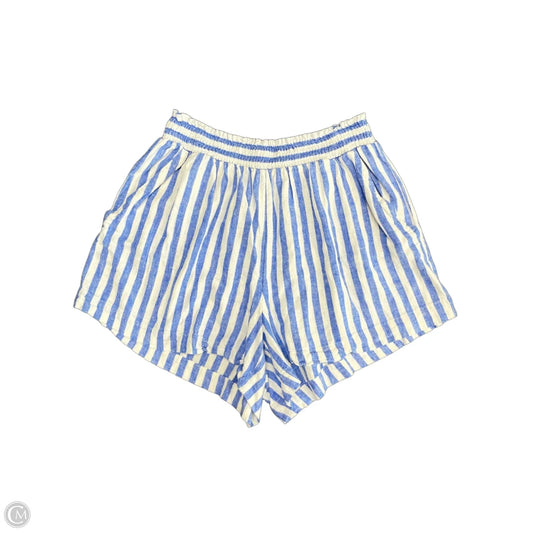 Shorts By Ava & Viv In Blue & White, Size: Xxl