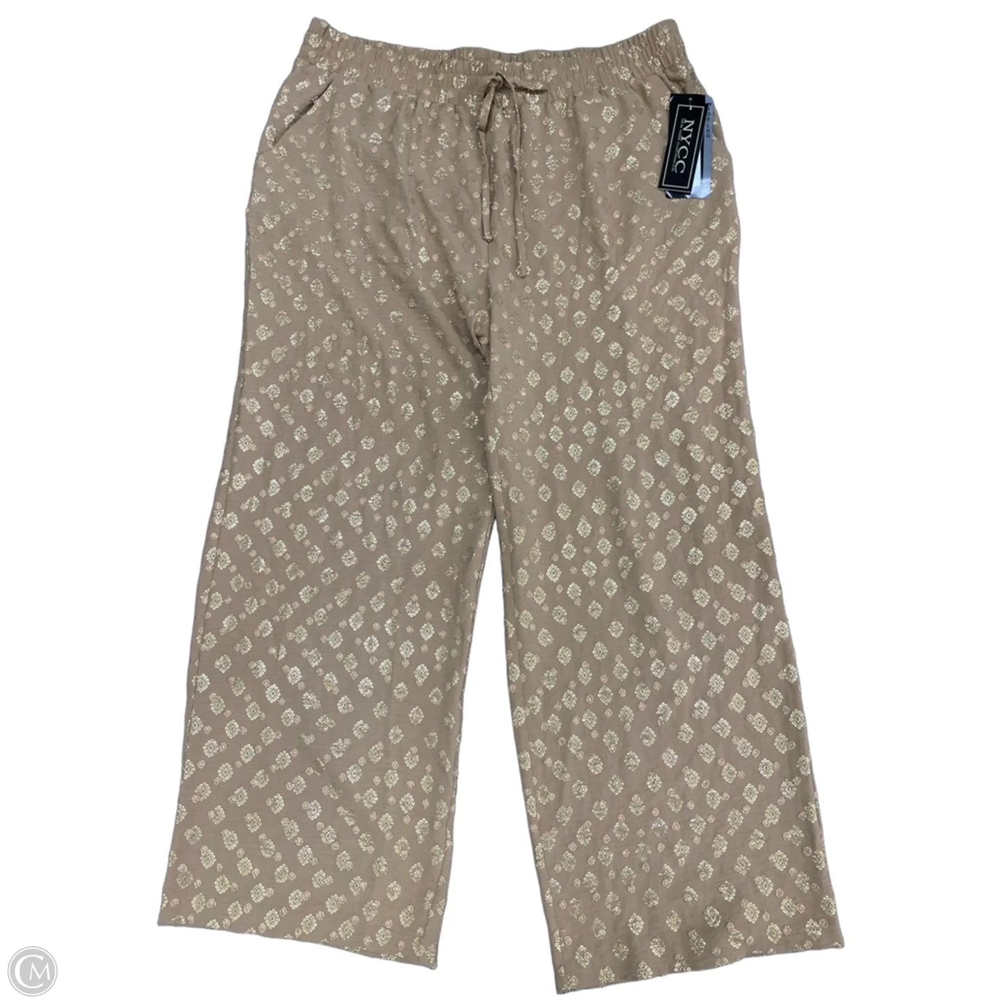 Pants Other By Nycc In Brown & Gold, Size: Xl