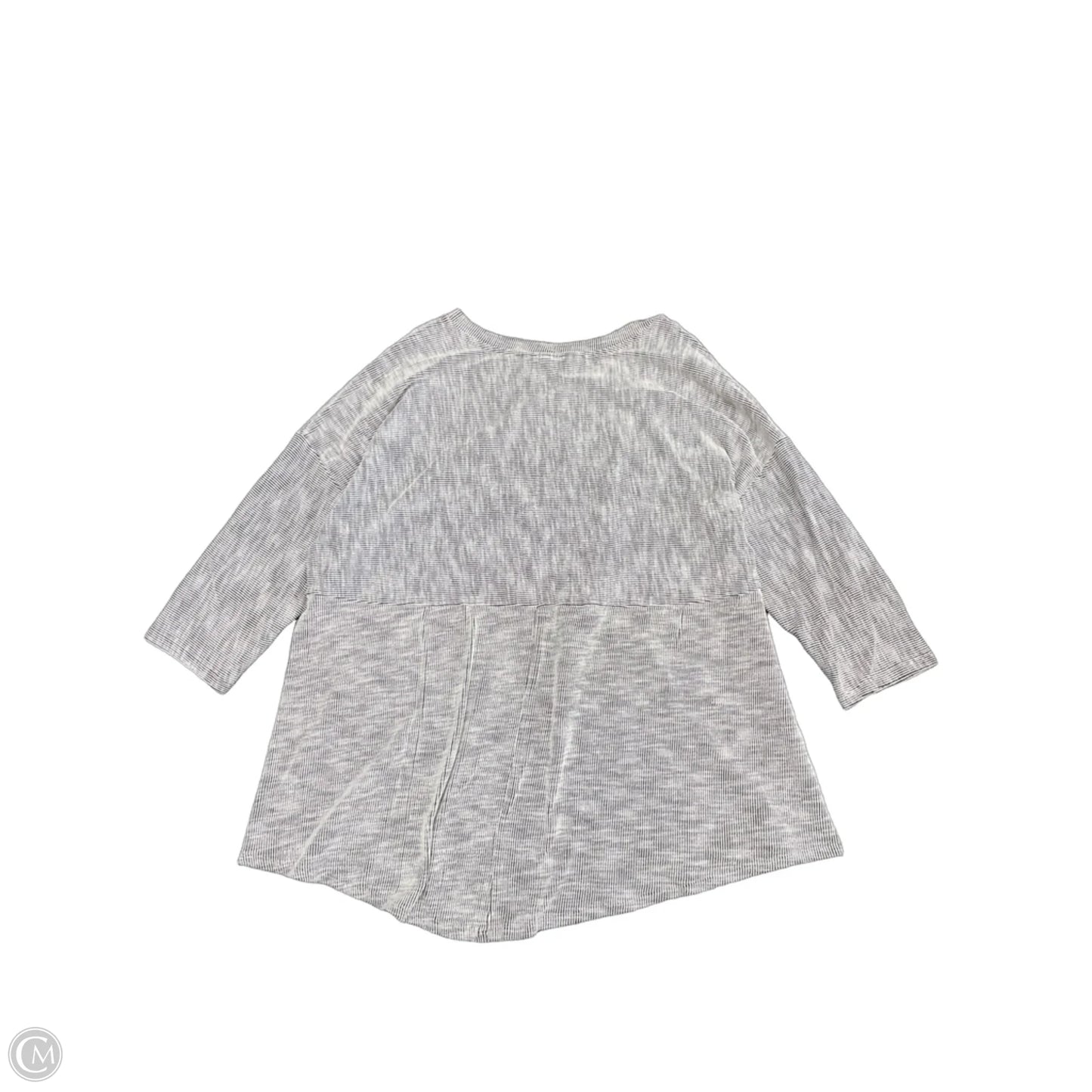 Top Short Sleeve By W5 In Grey, Size: 2x