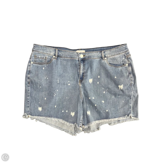 Shorts By Lane Bryant In Blue Denim, Size: 20