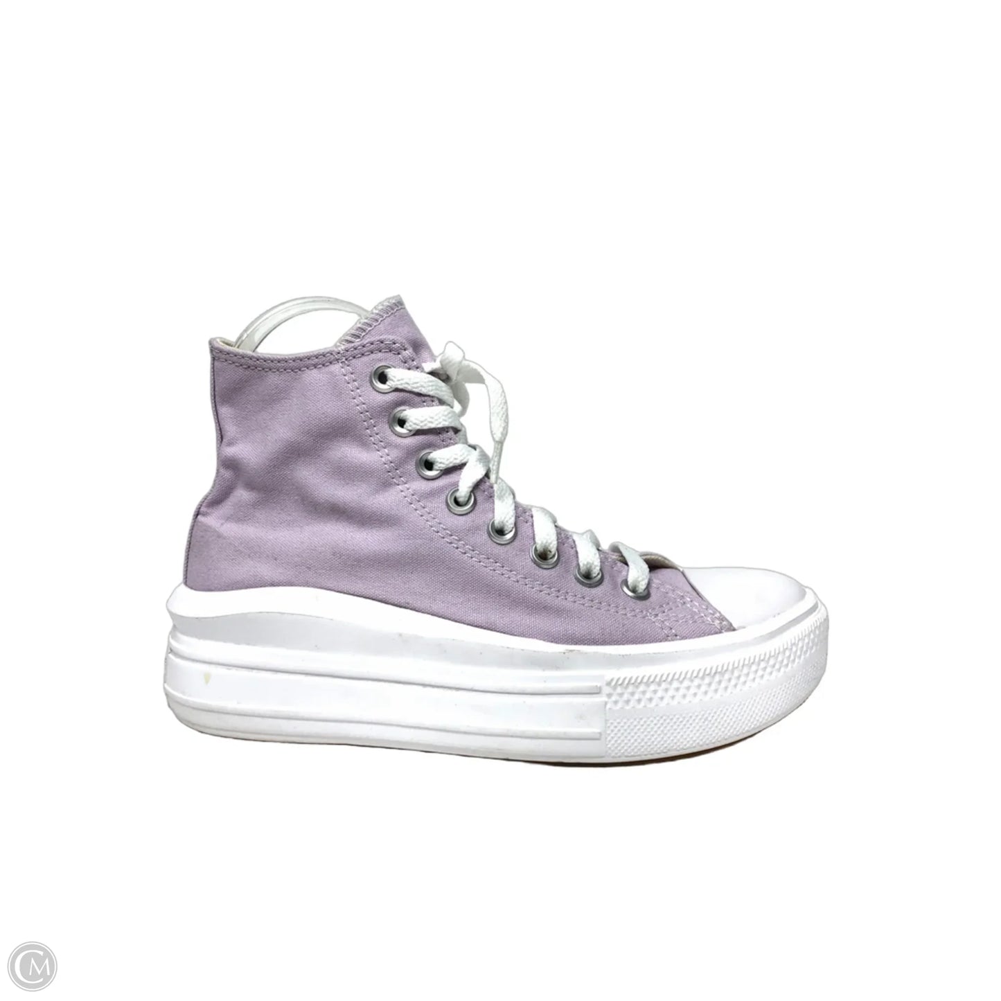 Shoes Sneakers Platform By Converse In Purple, Size: 7