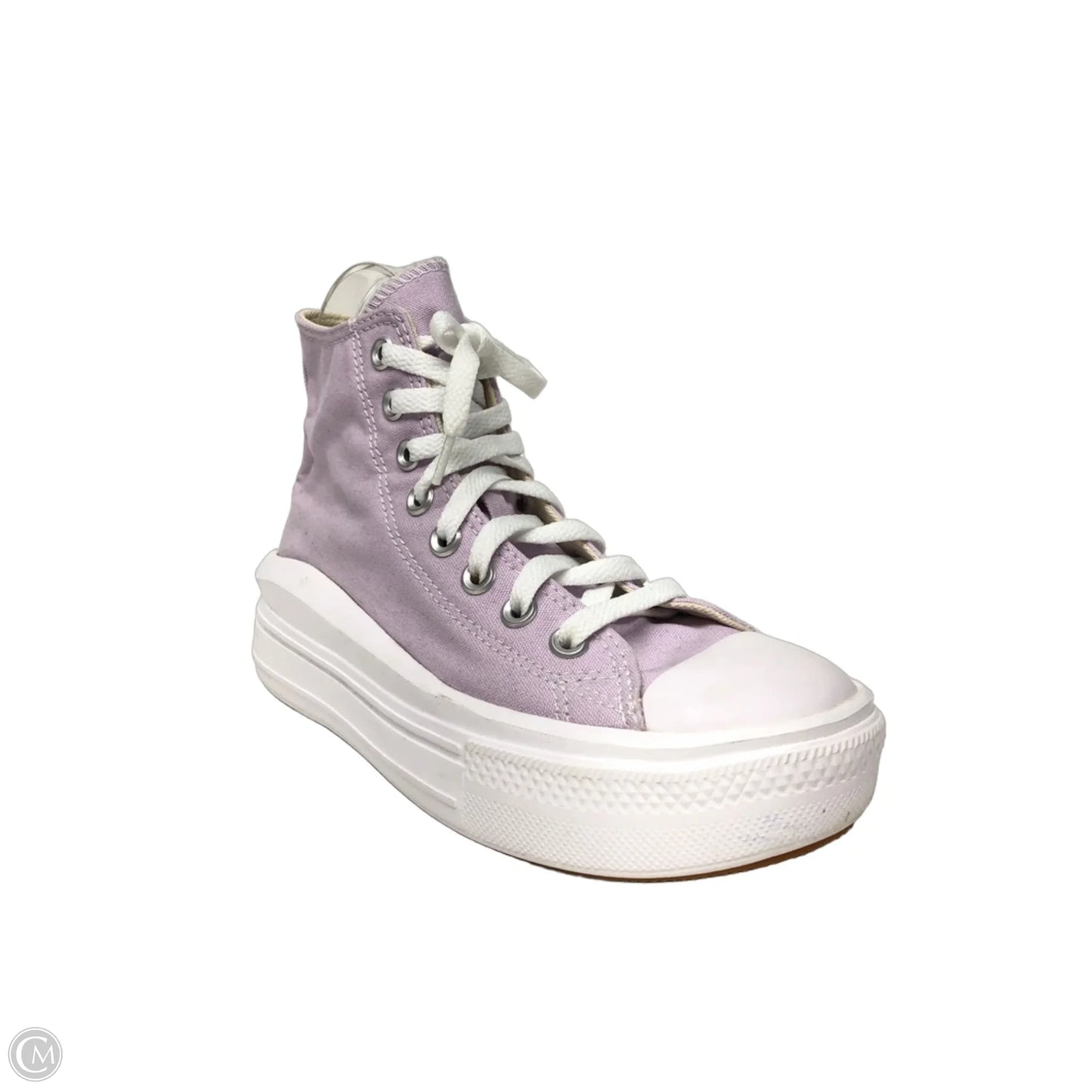 Shoes Sneakers Platform By Converse In Purple, Size: 7