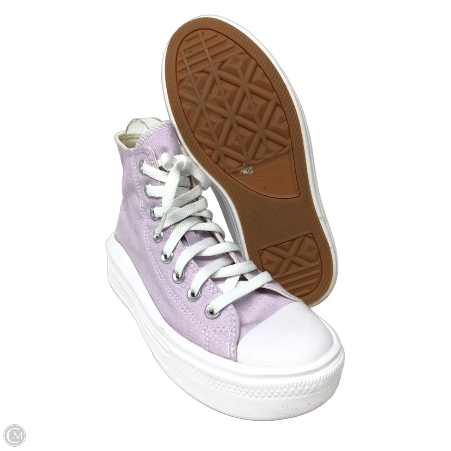 Shoes Sneakers Platform By Converse In Purple, Size: 7