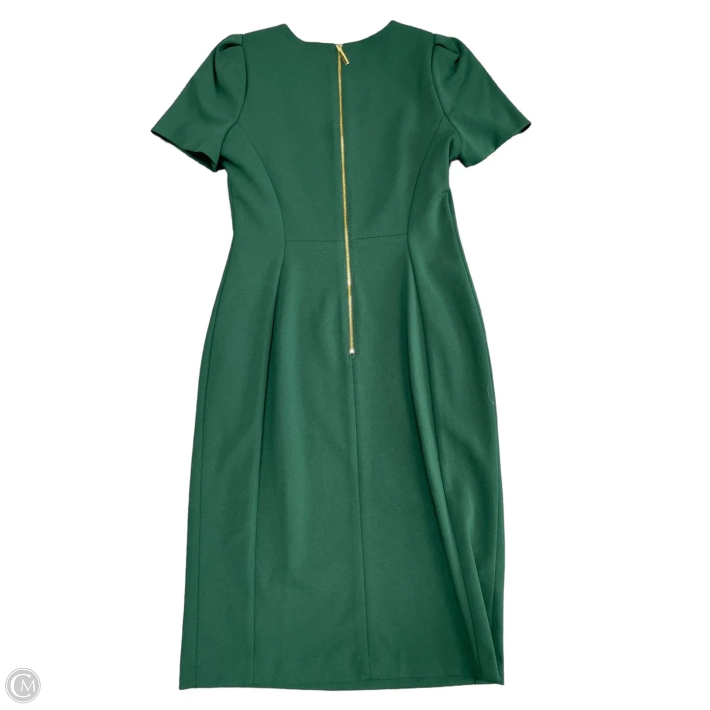 Dress Work By Calvin Klein In Green, Size: 6