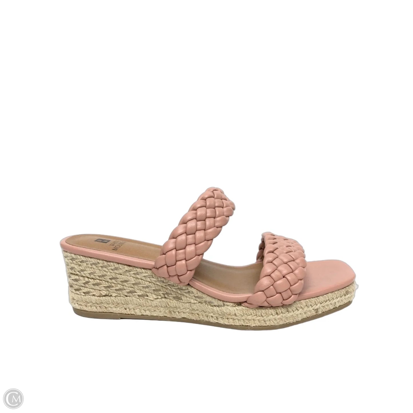 Sandals Heels Wedge By White Mountain In Pink, Size: 8.5