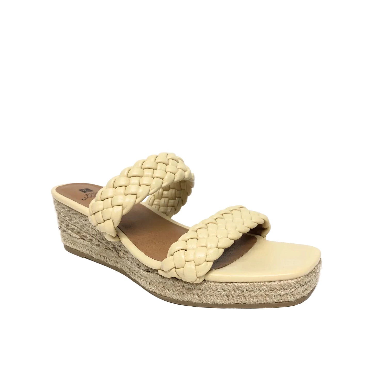 Sandals Heels Wedge By White Mountain In Yellow, Size: 8.5