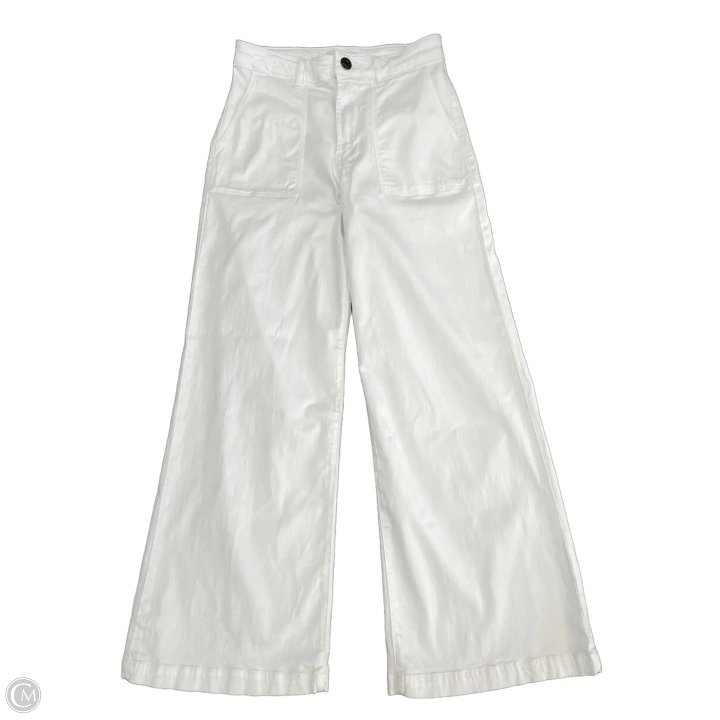 Pants Wide Leg By Kut In White, Size: 0