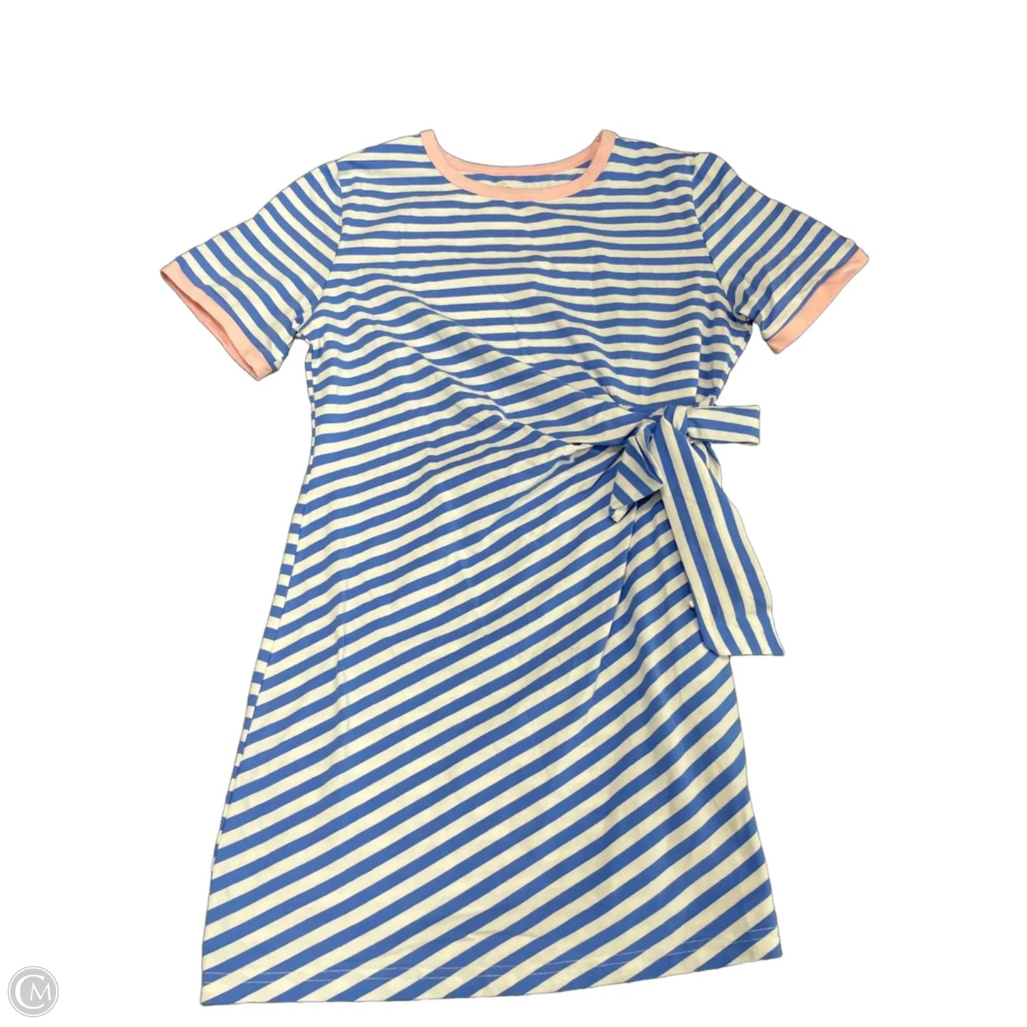 Dress Casual Short By Cmf In Blue & White, Size: M