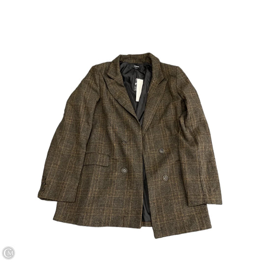 Blazer By Clothes Mentor In Brown, Size: L