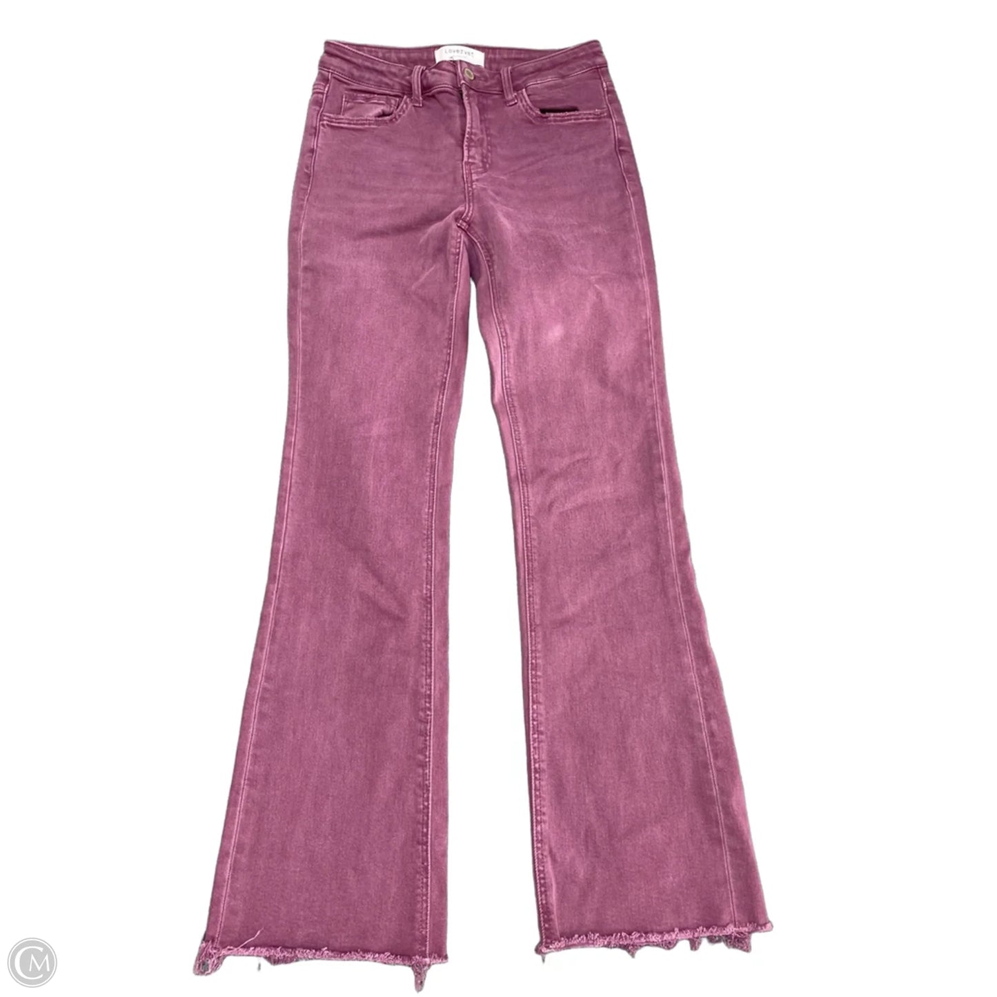 Jeans Straight By Vervet In Purple, Size: 6