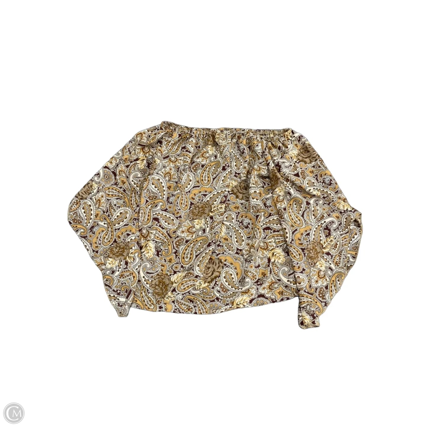 Top Short Sleeve By Shein In Brown, Size: 4