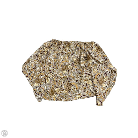 Top Short Sleeve By Shein In Brown, Size: 4