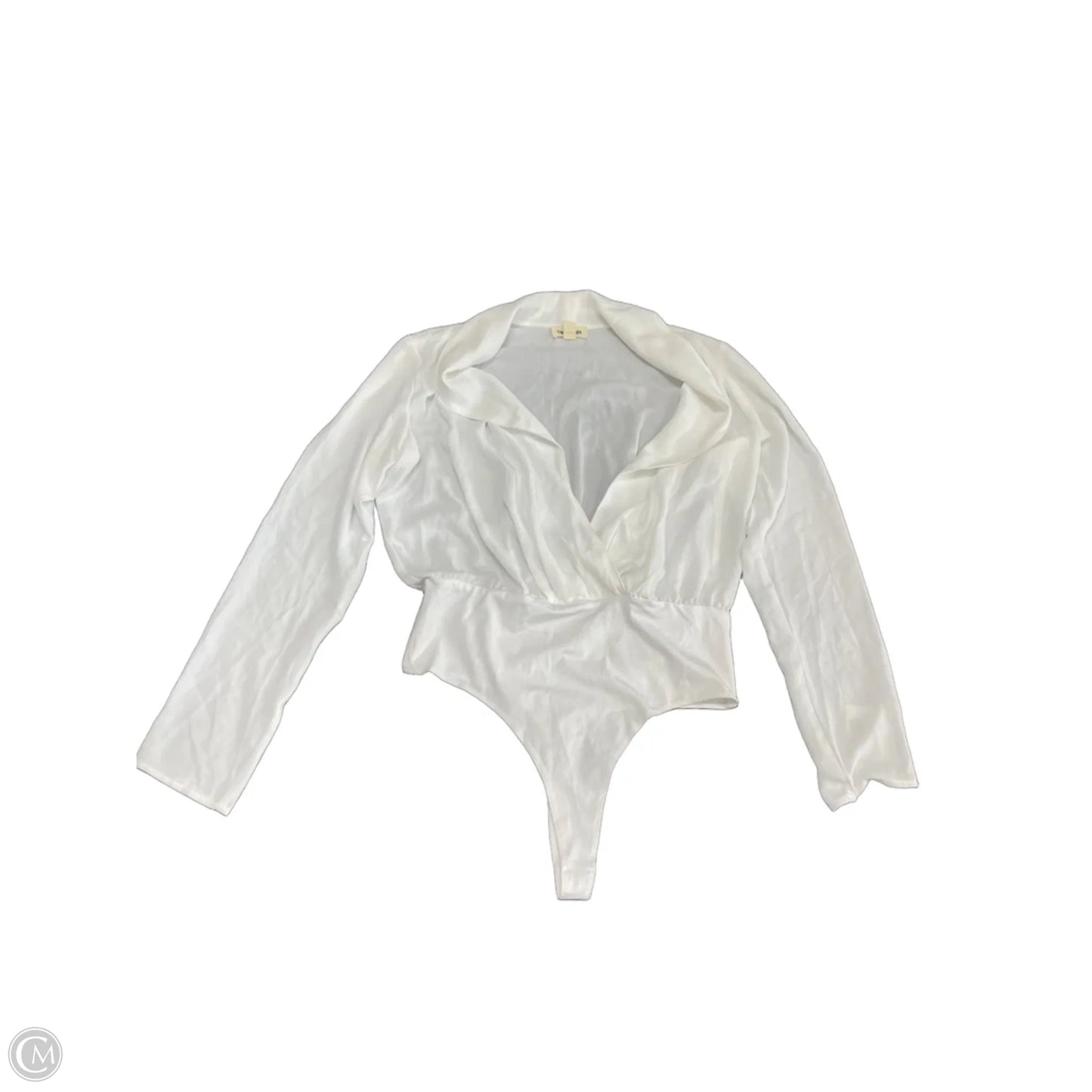 Bodysuit By Open Edit In White, Size: M