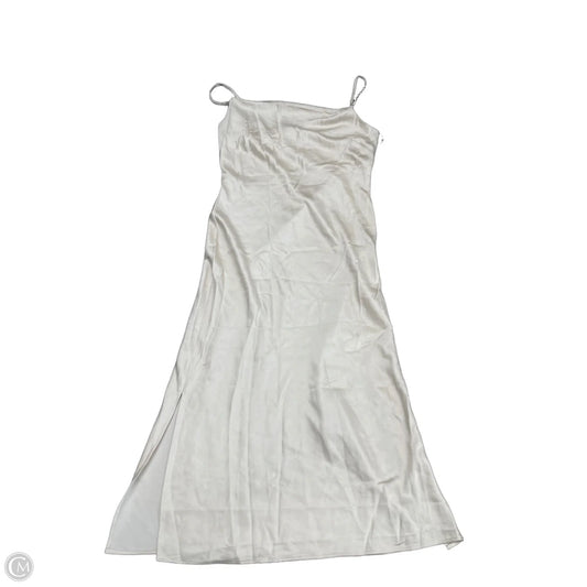 Dress Casual Midi By Express In Ivory, Size: S