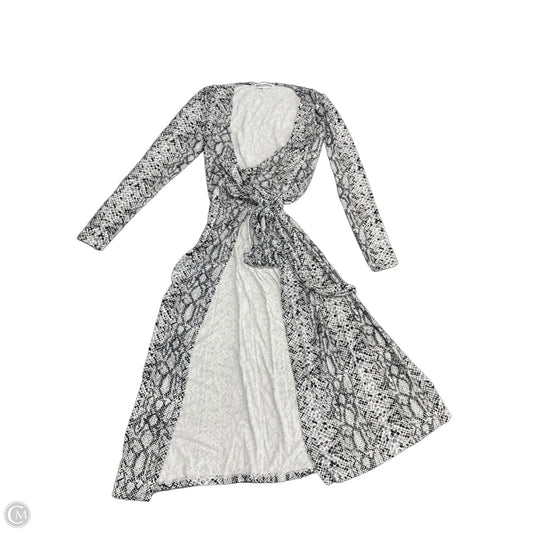 Dress Casual Midi By Good American In Snakeskin Print, Size: S