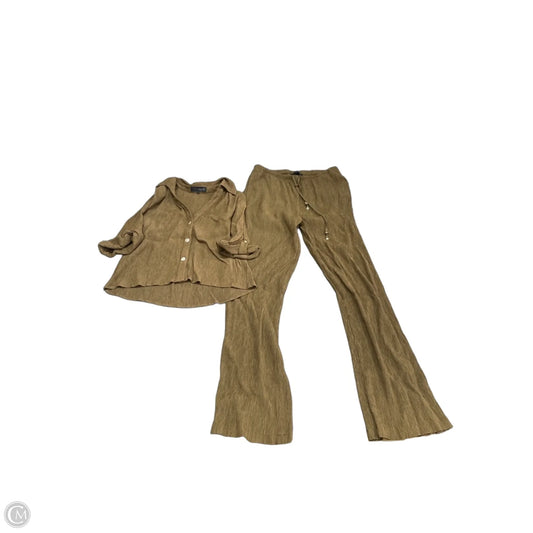 Pants Set 2pc By Zara In Green, Size: M