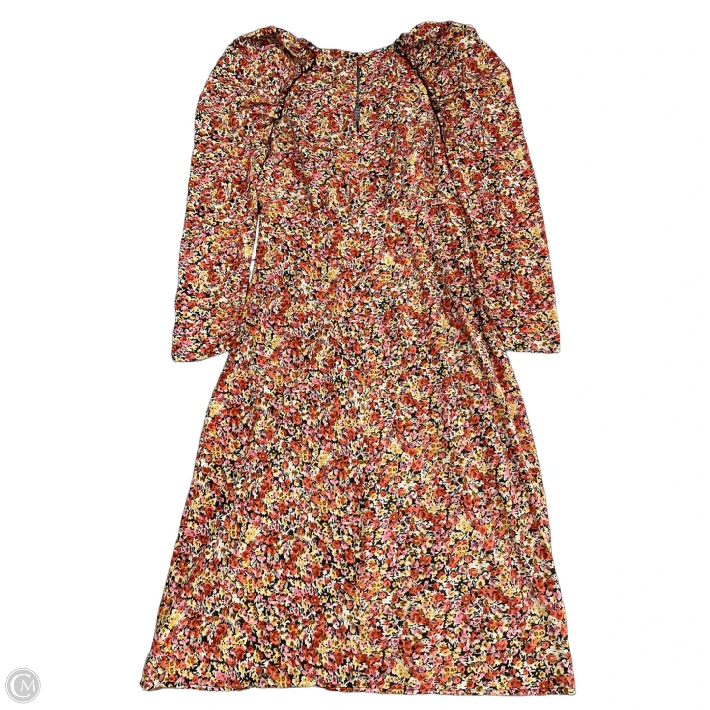 Dress Casual Midi By Astr The Label In Pink & Red, Size: M