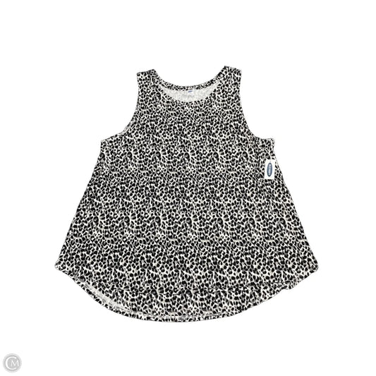 Top Sleeveless Basic By Old Navy In Animal Print, Size: Xl