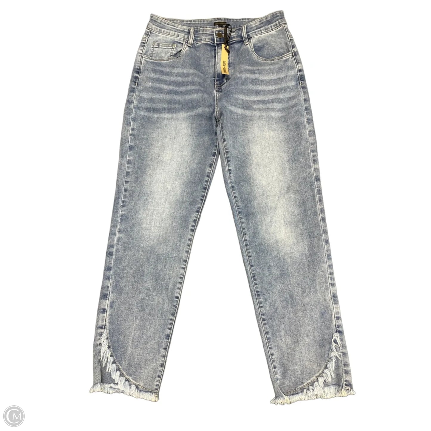 Jeans Straight By Coco And Carmen In Blue Denim, Size: L