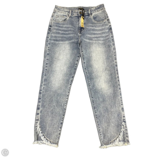 Jeans Straight By Coco And Carmen In Blue Denim, Size: L