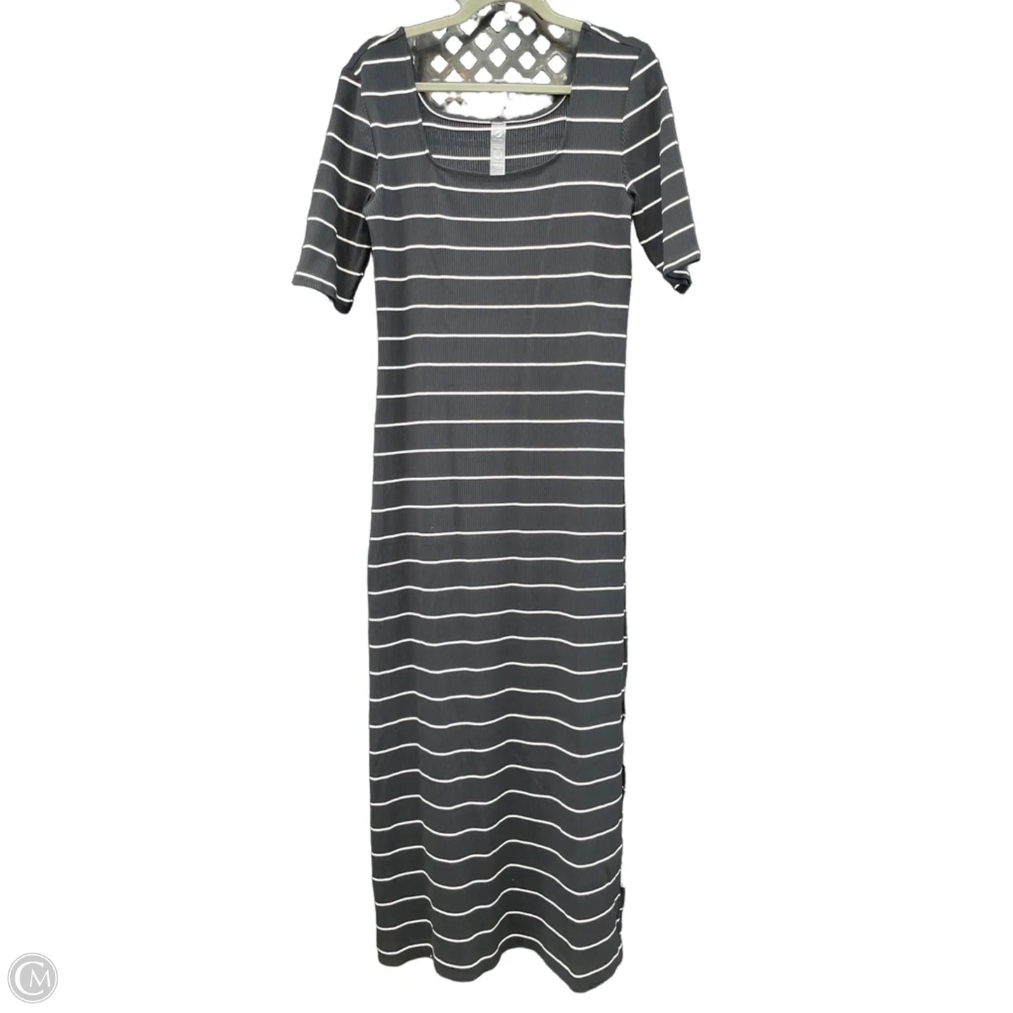 Dress Casual Midi By Lou And Grey In Black & White, Size: L