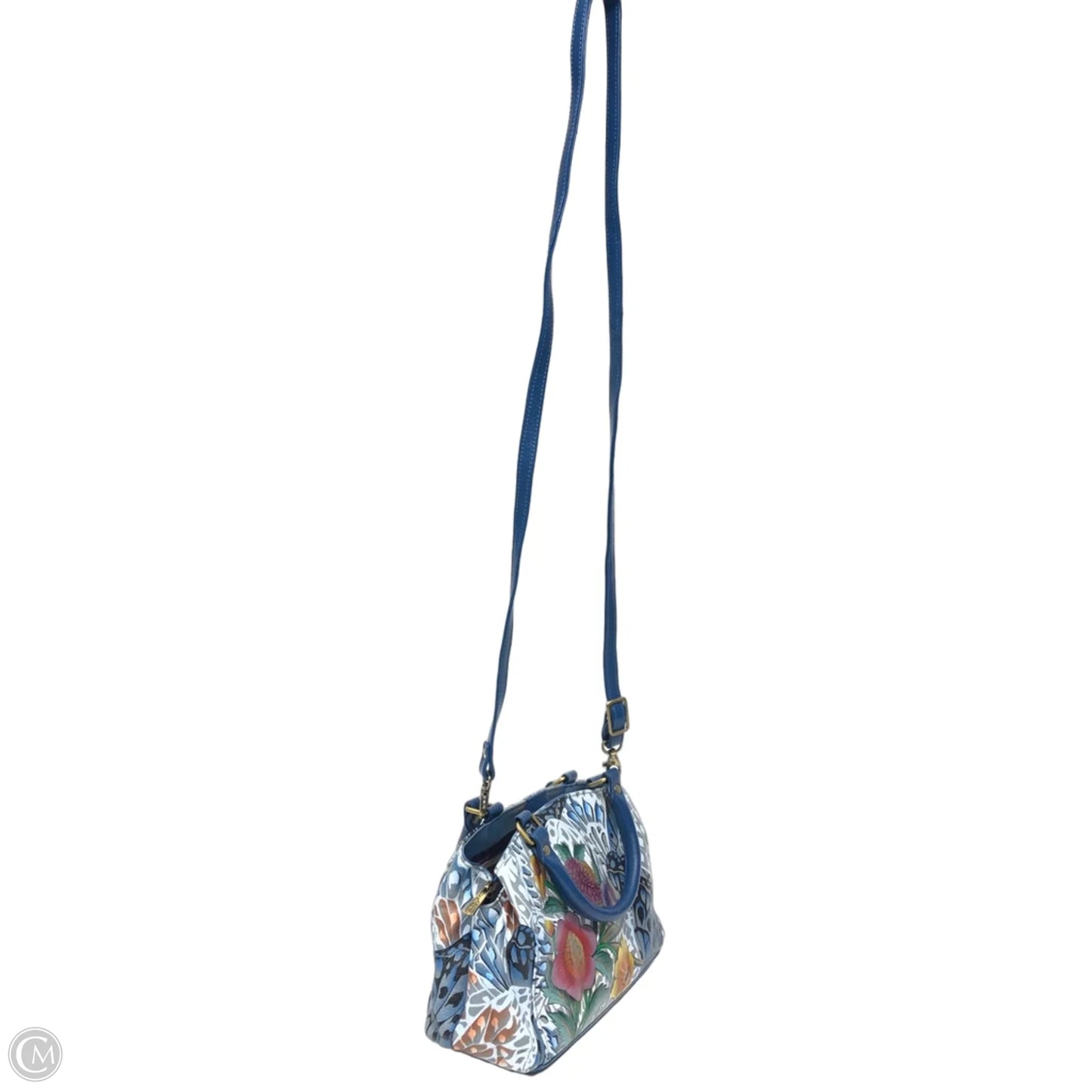 Crossbody Leather By Anuschka, Size: Small