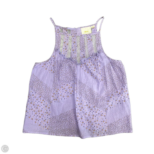 Top Sleeveless By Maeve In Purple, Size: M