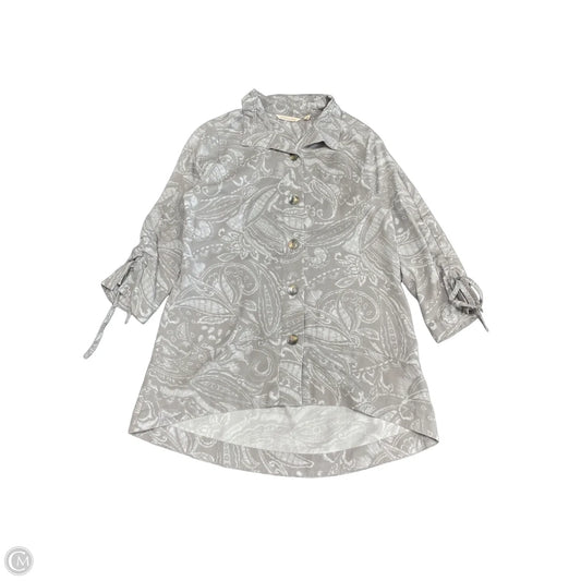 Jacket Other By Soft Surroundings In Grey, Size: S
