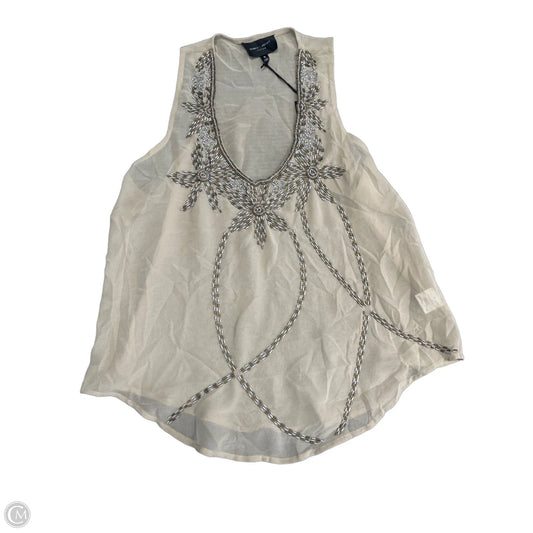Top Sleeveless By Romeo And Juliet In Beige, Size: M
