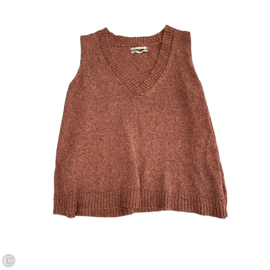 Top Sleeveless By Anthropologie In Brown, Size: S
