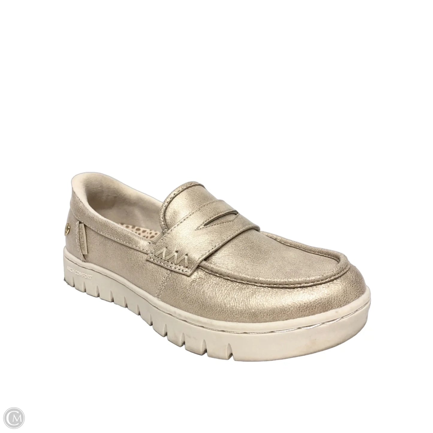 Shoes Flats By Bobs In Gold, Size: 7