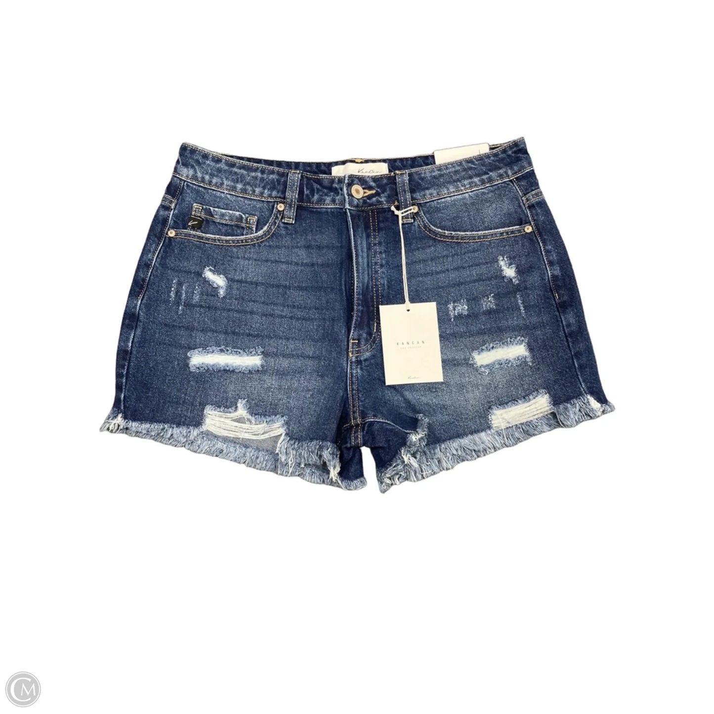 Shorts By Kancan In Blue Denim, Size: L