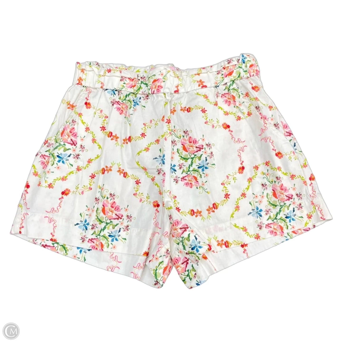 Shorts Set By Cmb In Pink & White, Size: Xs