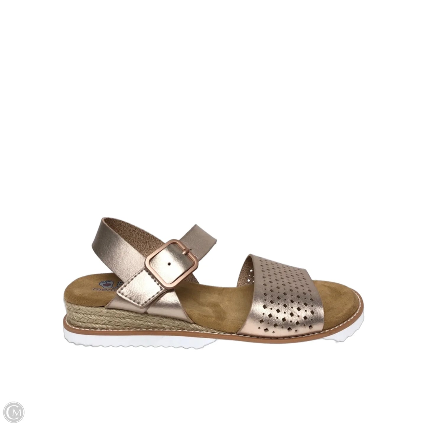 Sandals Flats By Bobs In Gold, Size: 8
