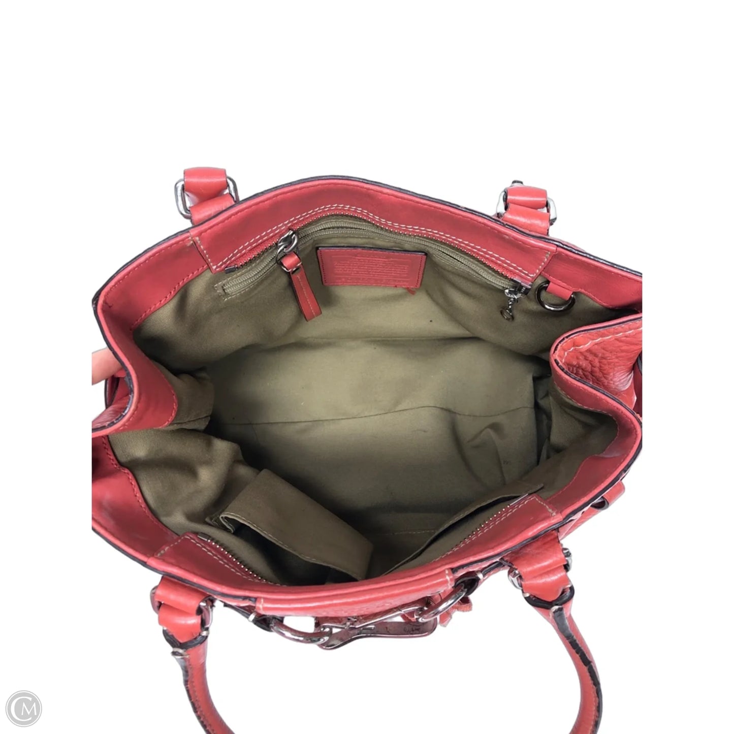 Handbag Designer By Coach, Size: Small