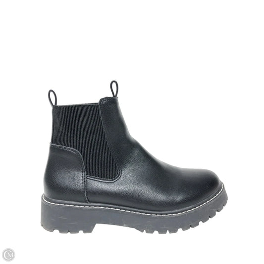 Boots Ankle Flats By Dv In Black, Size: 9