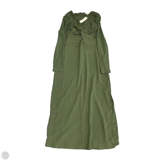 Dress Casual Midi By Blue Rain In Green, Size: S
