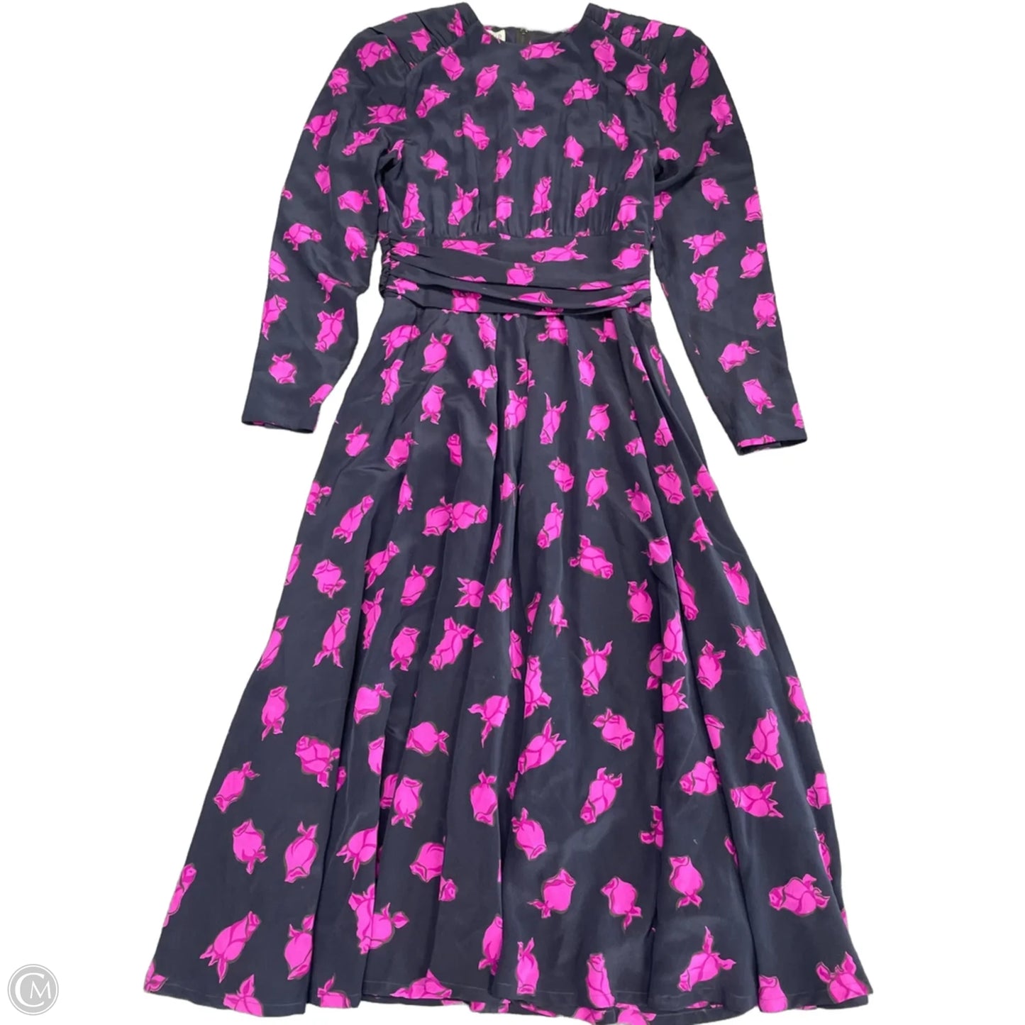 Dress Party Midi By Cmc In Blue & Purple, Size: 8