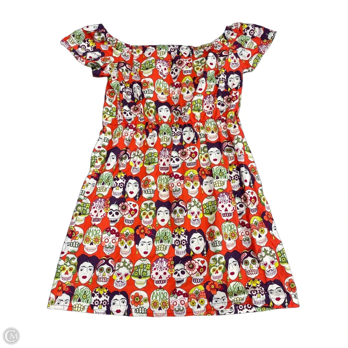 Dress Casual Short By Cme In Red, Size: M