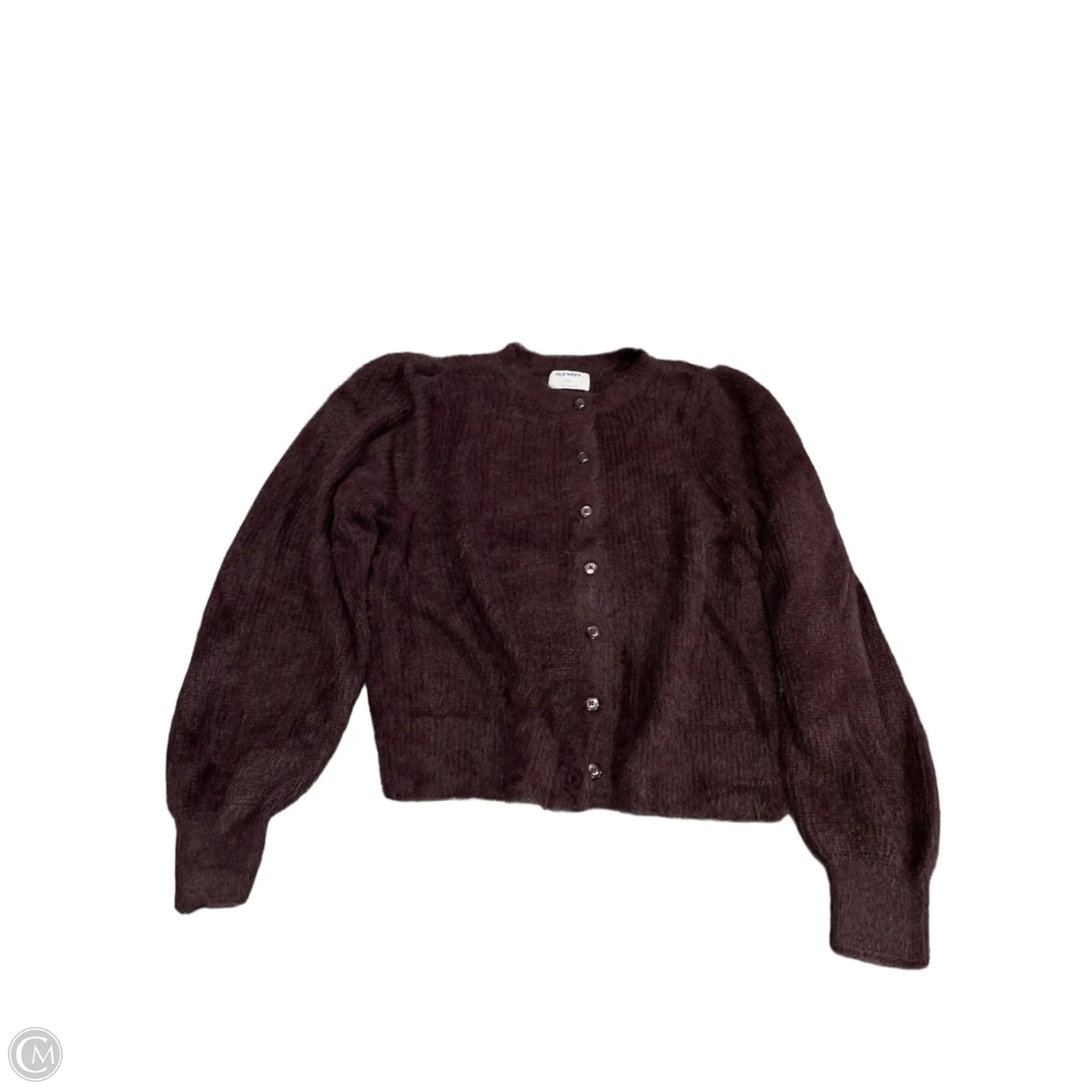 Sweater Cardigan By Old Navy In Purple, Size: L