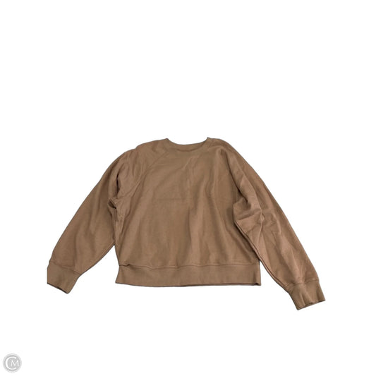 Sweatshirt Crewneck By Old Navy In Brown, Size: L