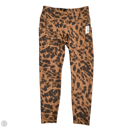 Athletic Leggings By Old Navy In Black & Brown, Size: L