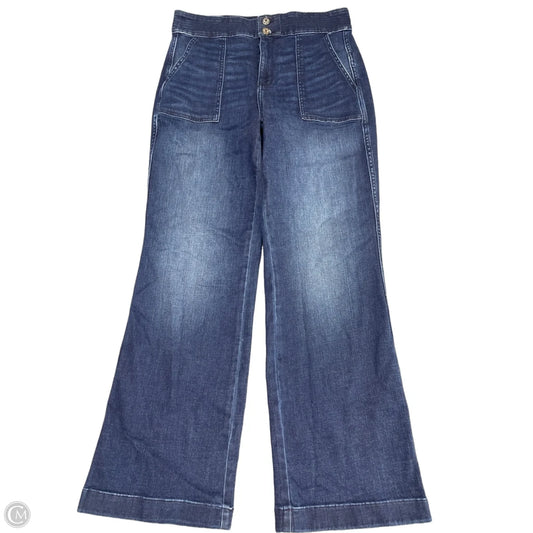 Jeans Straight By White House Black Market In Blue Denim, Size: 10p