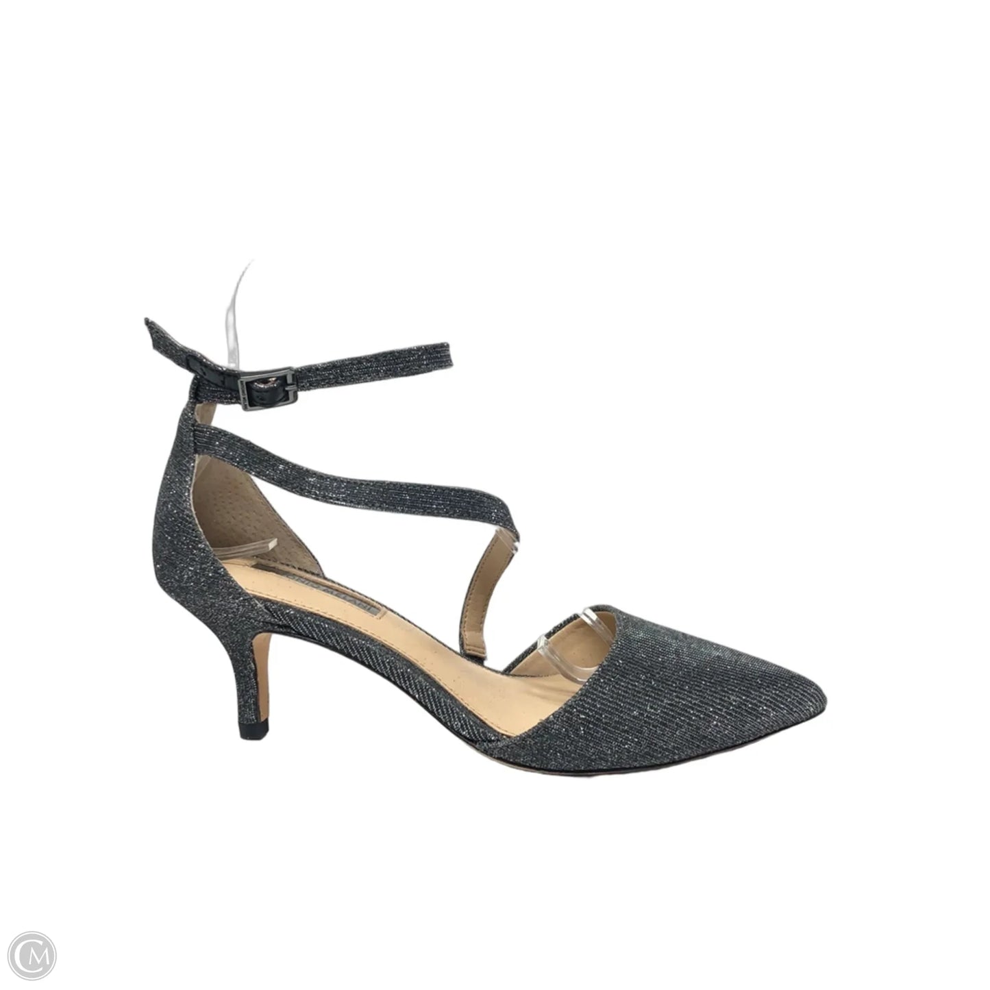 Shoes Heels Kitten By Antonio Melani In Silver, Size: 6