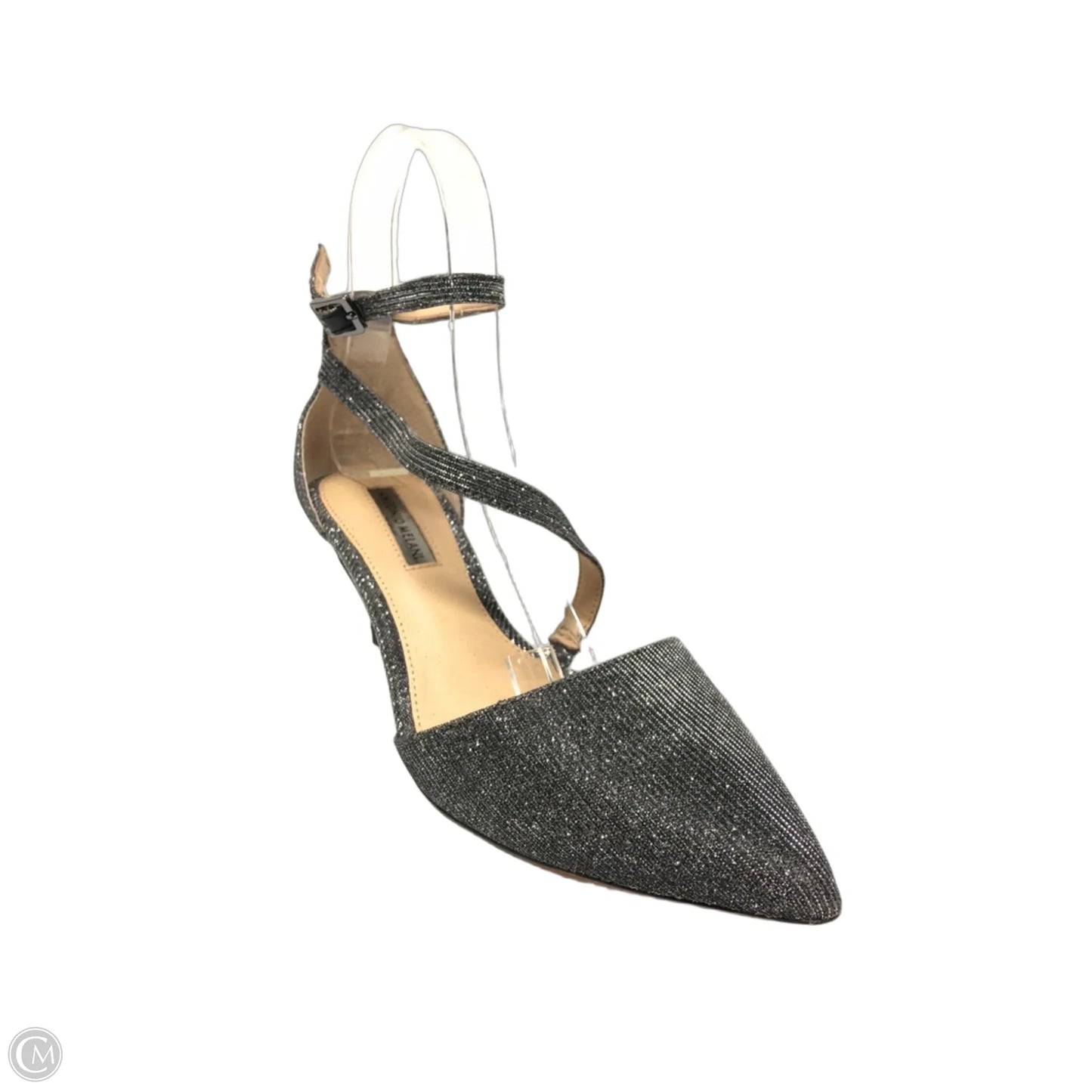 Shoes Heels Kitten By Antonio Melani In Silver, Size: 6
