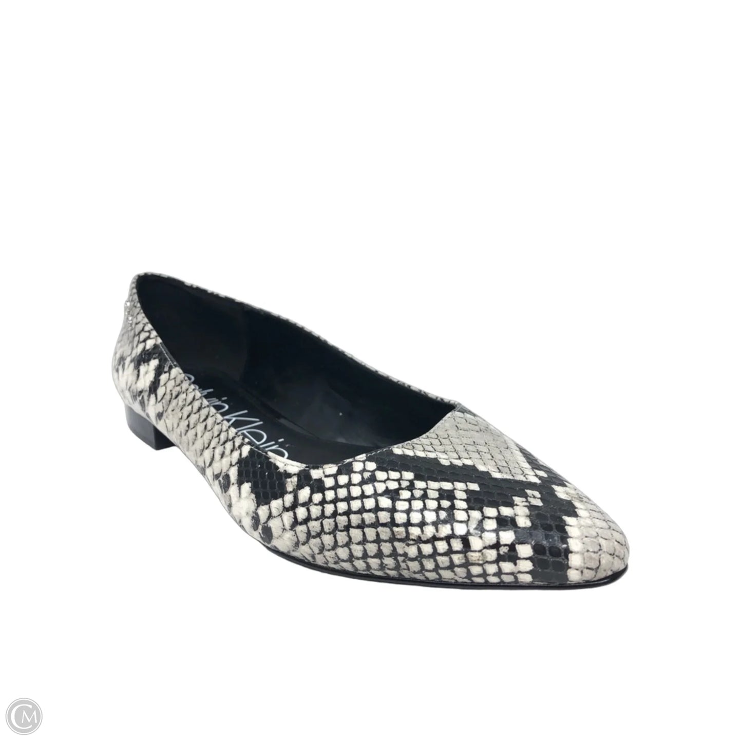 Shoes Flats By Calvin Klein In Snakeskin Print, Size: 9.5