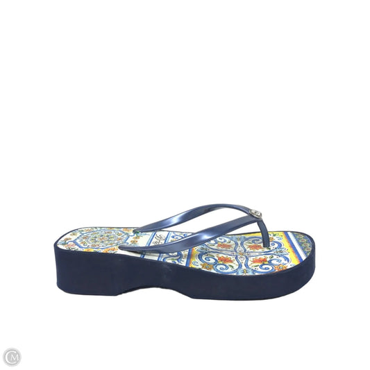 Sandals Flip Flops By Brighton In Navy, Size: 6