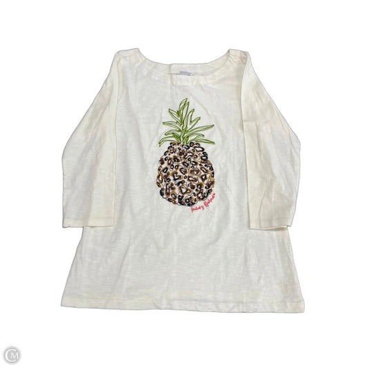 Top 3/4 Sleeve By Tommy Bahama In Cream, Size: S